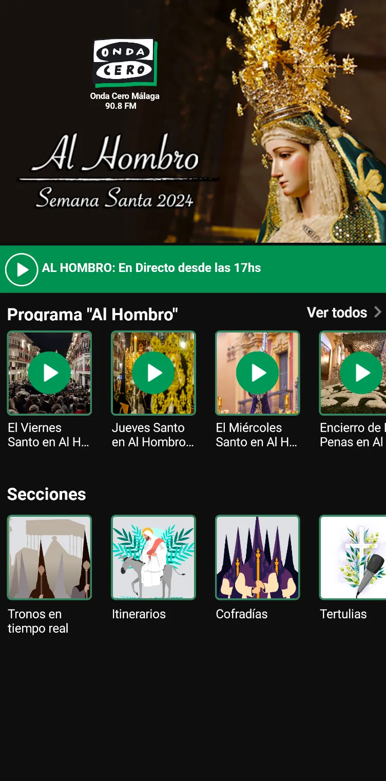 Al Hombro Onda Cero | Indus Appstore | Screenshot