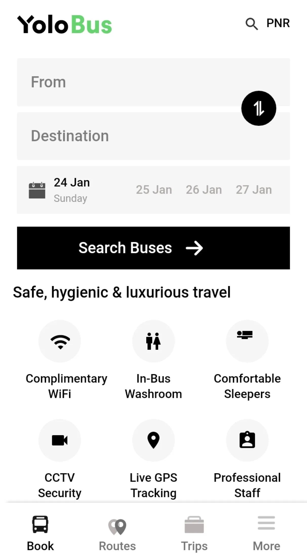 YoloBus - Book Bus Tickets | Indus Appstore | Screenshot