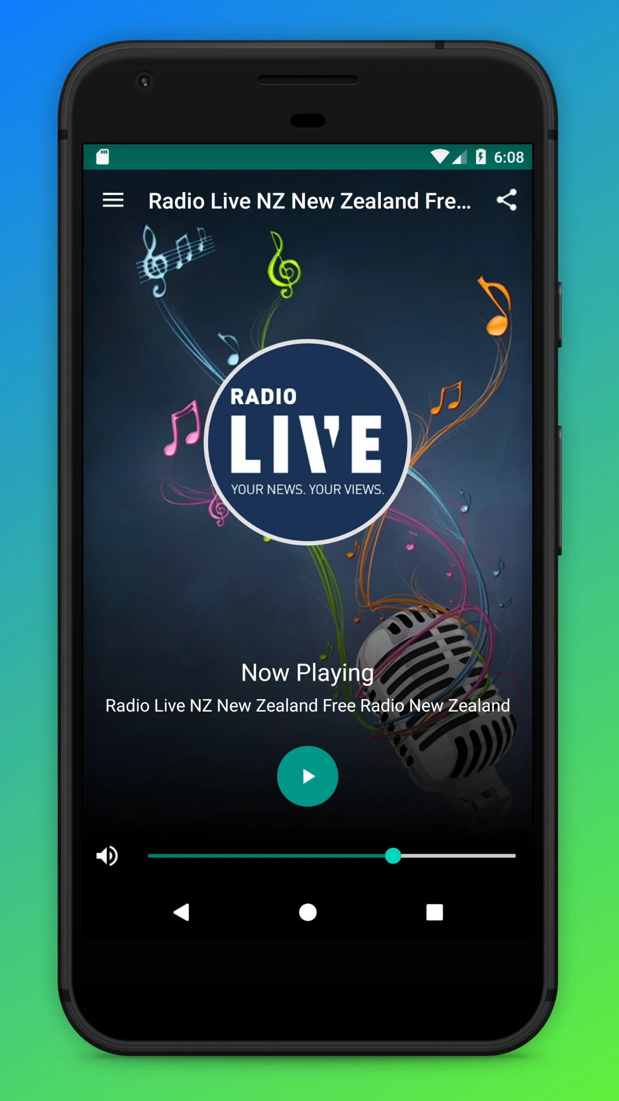 Live Radio NZ FM App Online | Indus Appstore | Screenshot