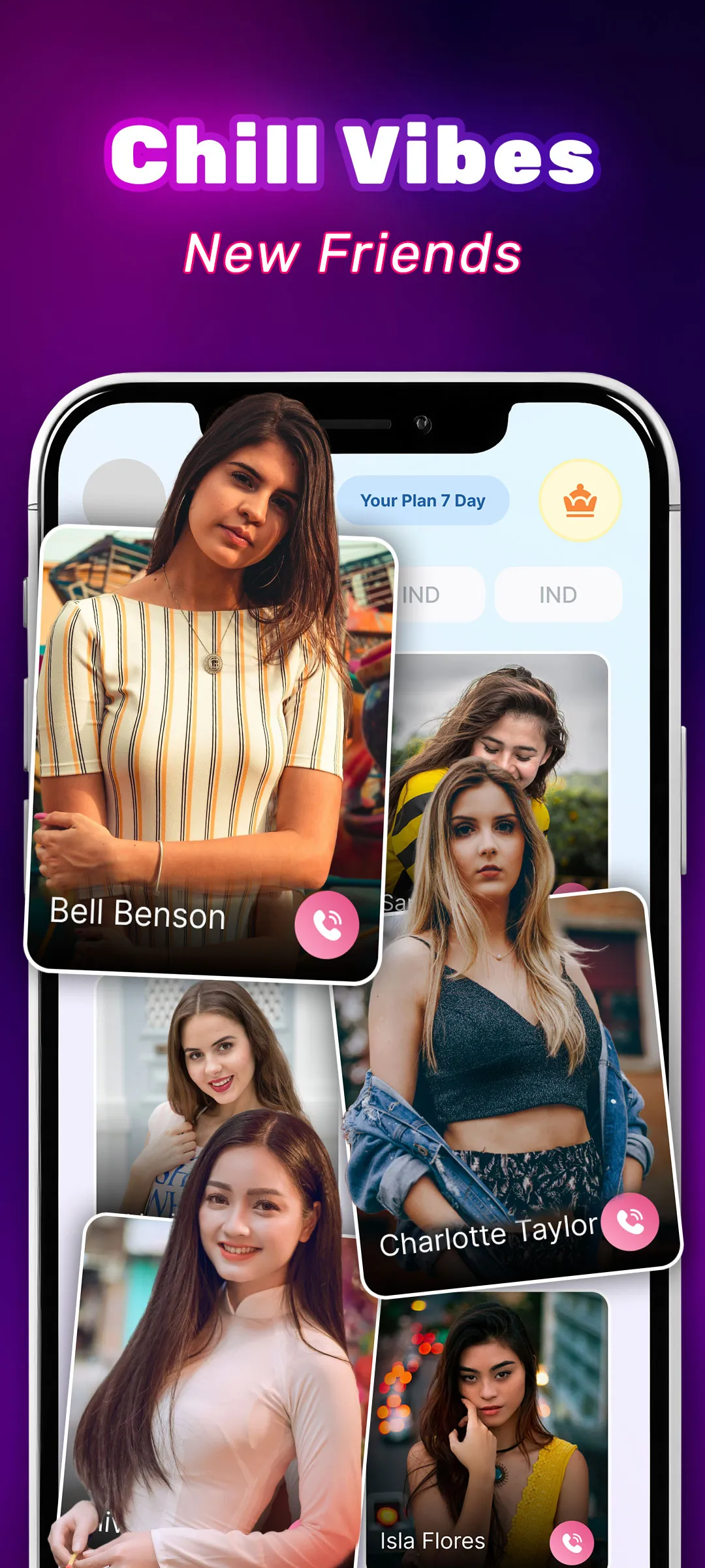 Vidchat Video chat with girls | Indus Appstore | Screenshot