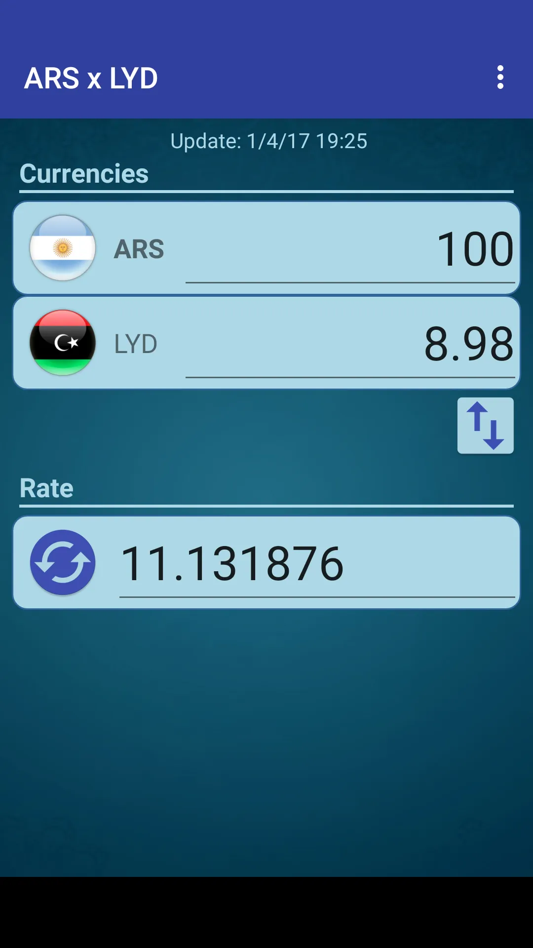 Argentine Peso x Libyan Dinar | Indus Appstore | Screenshot