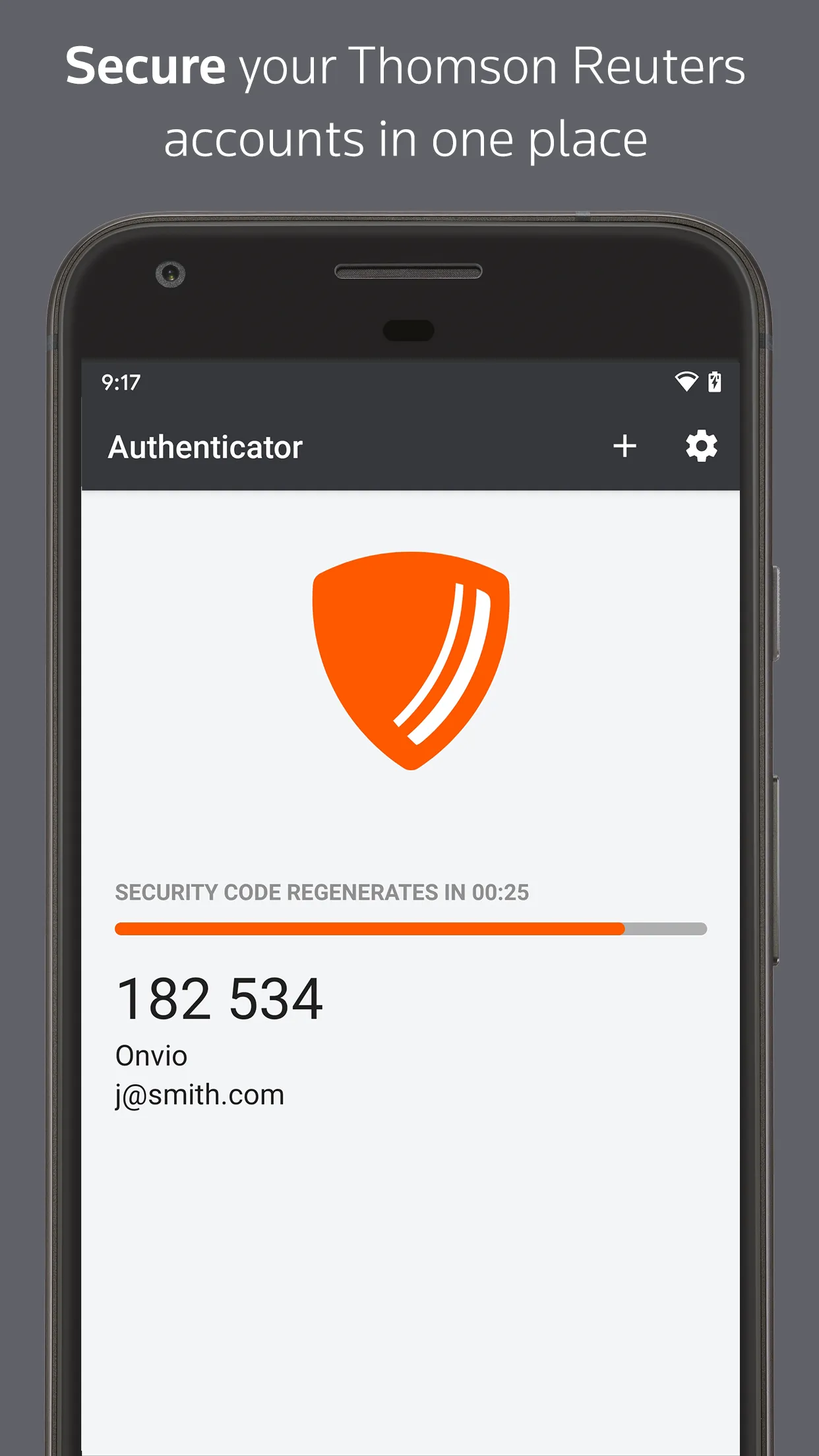 Thomson Reuters Authenticator | Indus Appstore | Screenshot