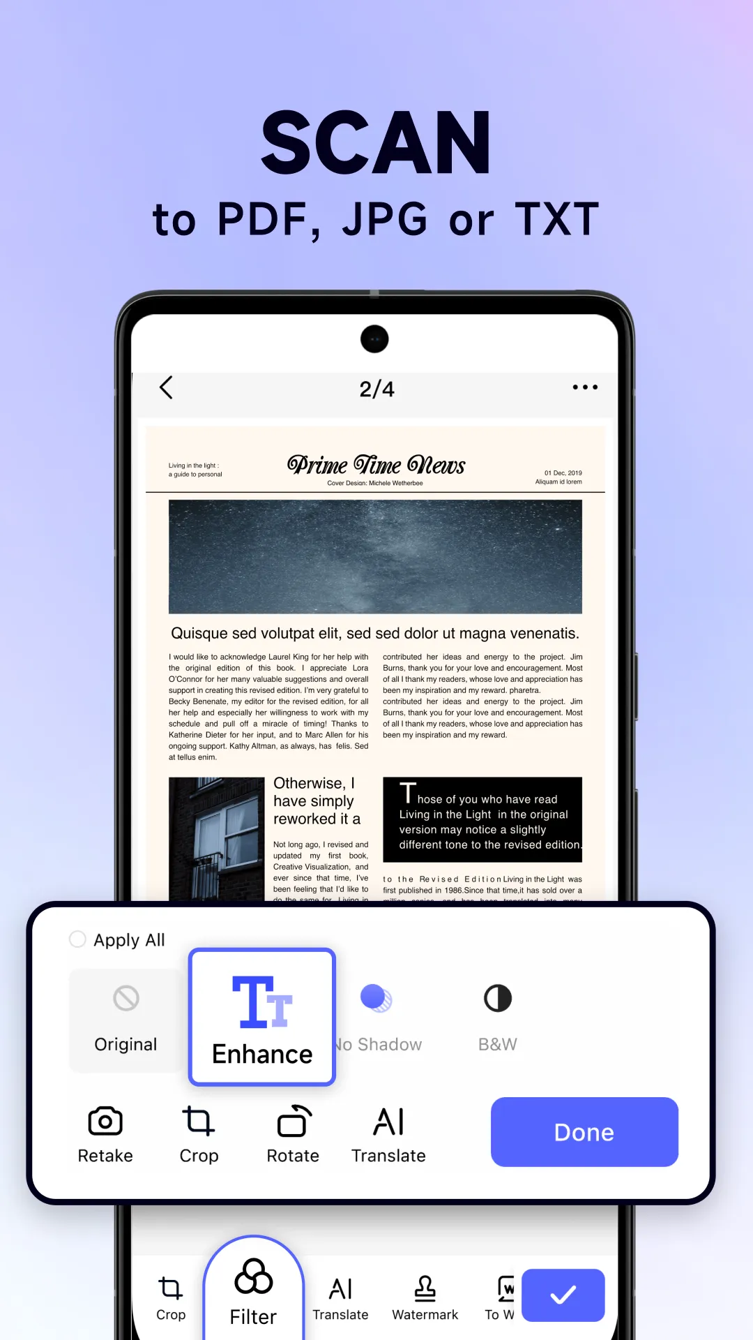 TeraScan - AI PDF Scanner | Indus Appstore | Screenshot