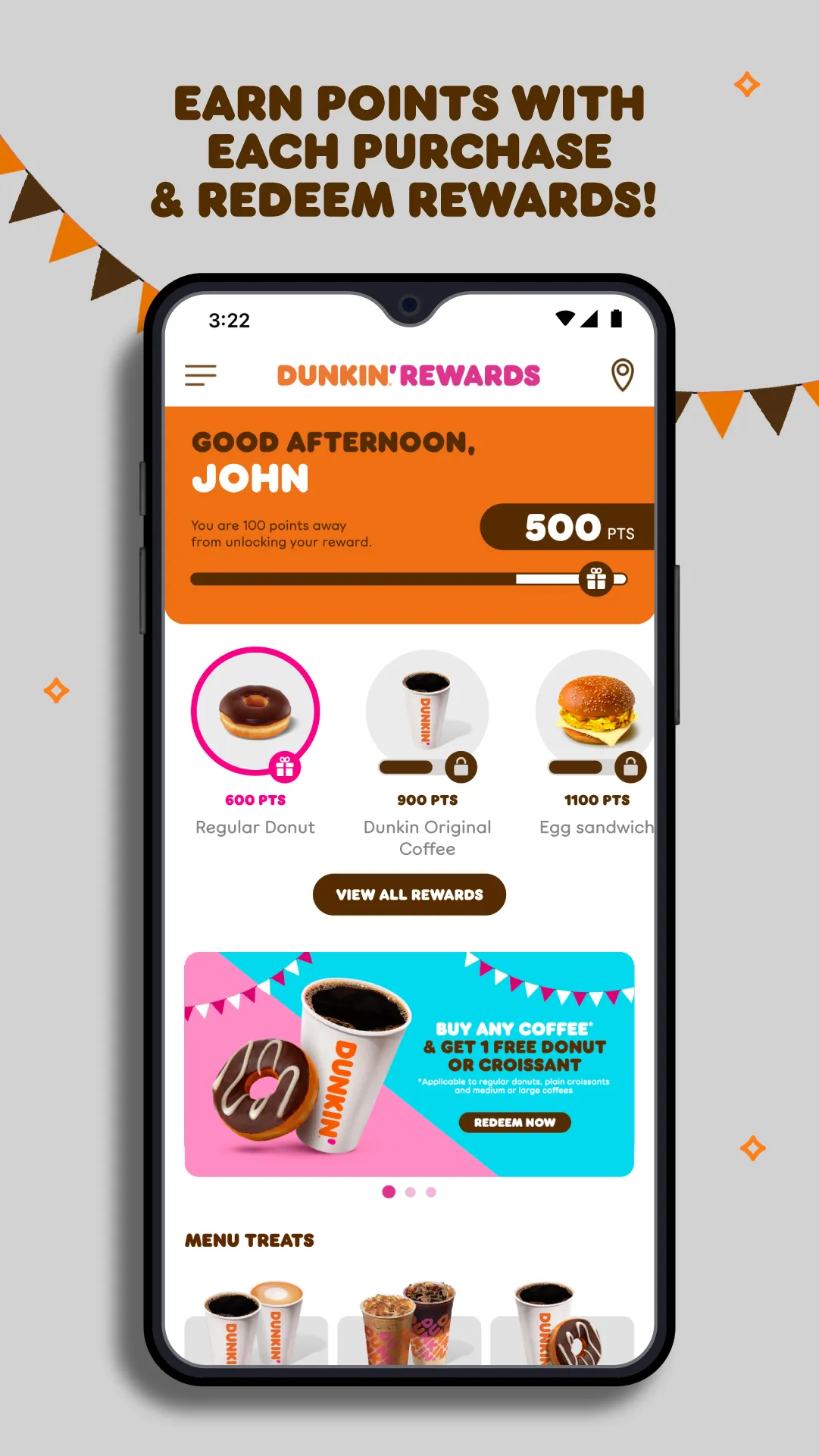 Dunkin' UAE - Rewards & Deals | Indus Appstore | Screenshot