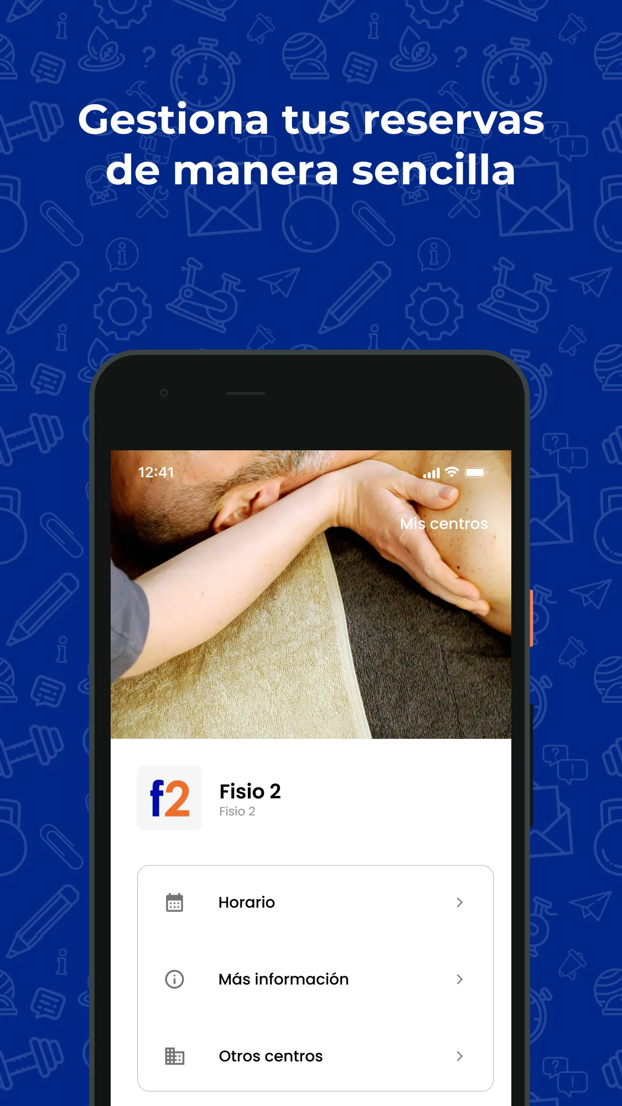 Clínica Fisio2 | Indus Appstore | Screenshot