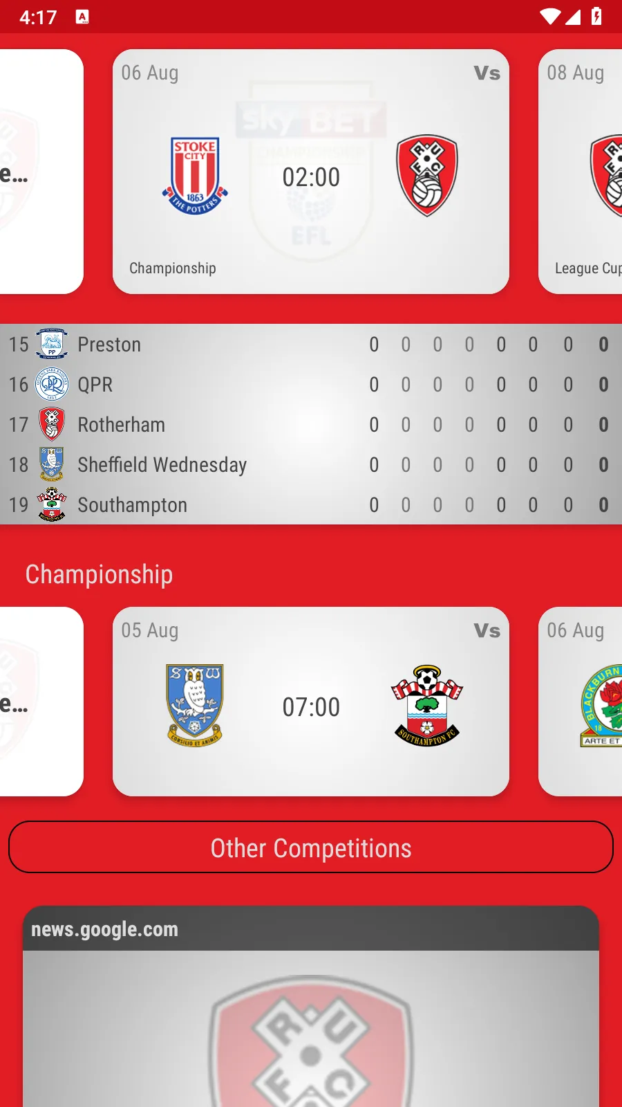 Rotherham United Fan App | Indus Appstore | Screenshot