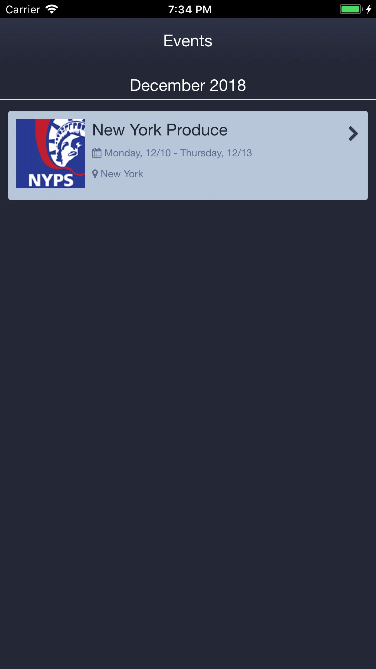 New York Produce Show | Indus Appstore | Screenshot