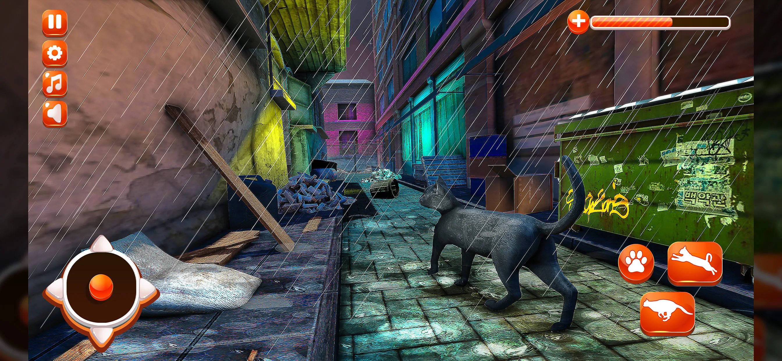 Stray Cat Game City Simulator | Indus Appstore | Screenshot