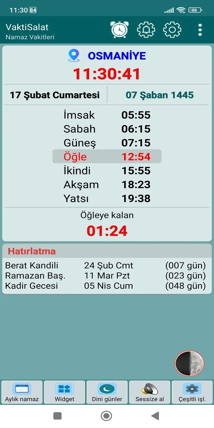 Namaz Vakitleri, Ezan Vakti | Indus Appstore | Screenshot