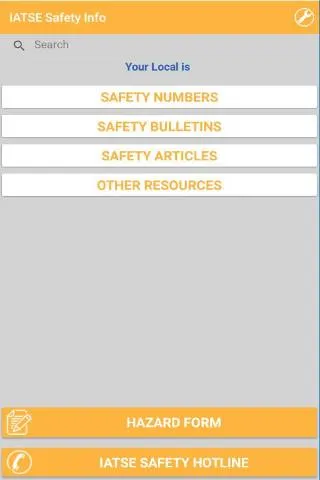 IATSE Safety Info | Indus Appstore | Screenshot