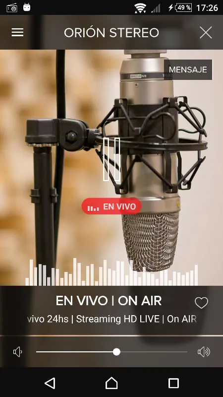 Radio Orión Stereo | Indus Appstore | Screenshot