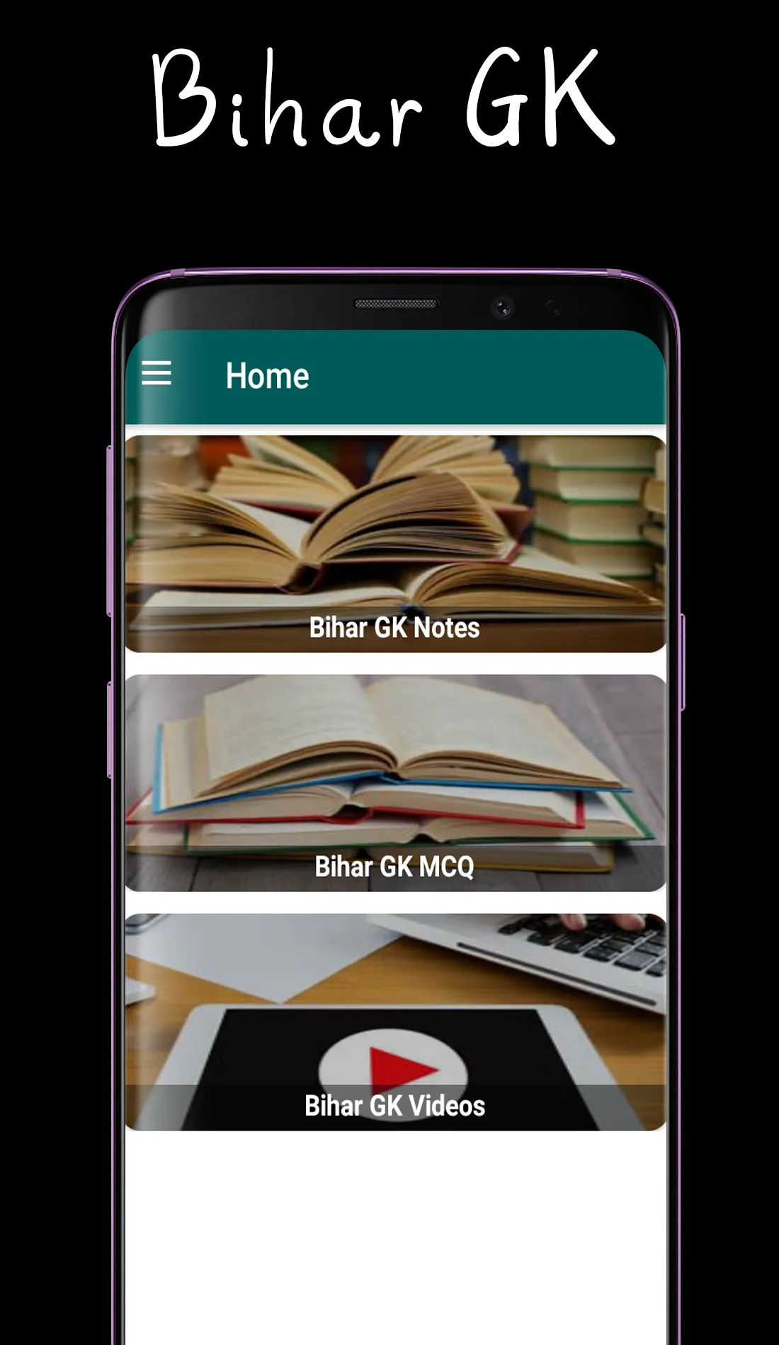 Bihar GK Notes GK Videos MCQ | Indus Appstore | Screenshot