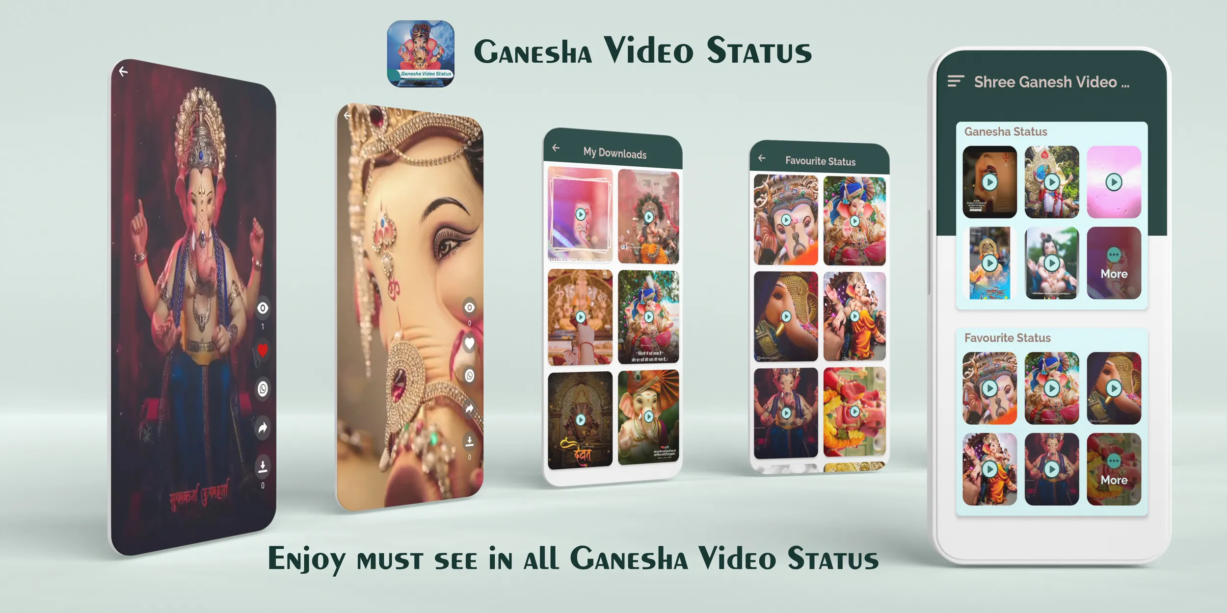 Shree Ganesha Video Status | Indus Appstore | Screenshot