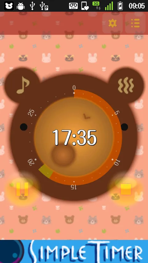 KumaTimer (Bear's Face Timer) | Indus Appstore | Screenshot