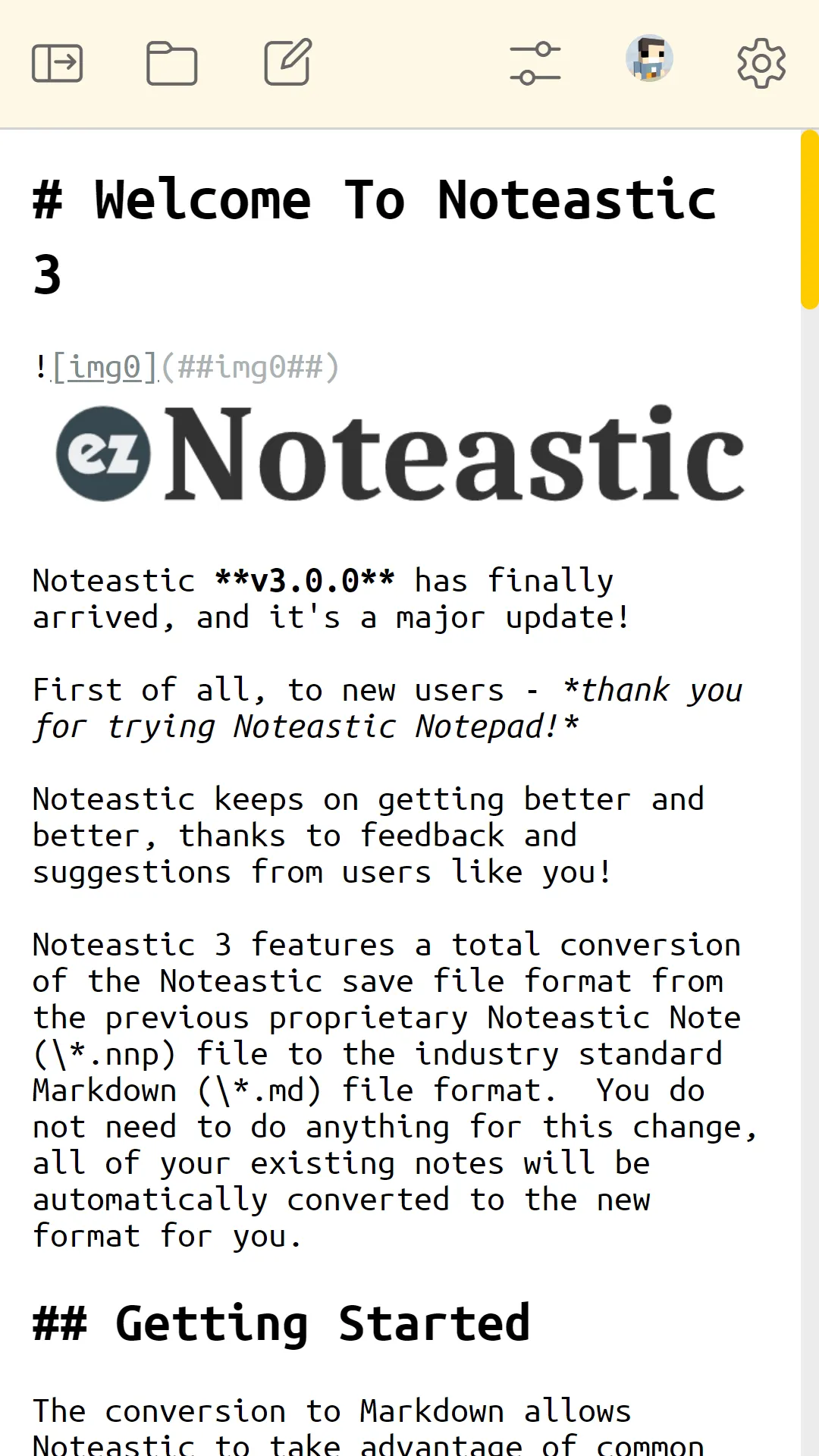 Noteastic Notepad | Indus Appstore | Screenshot