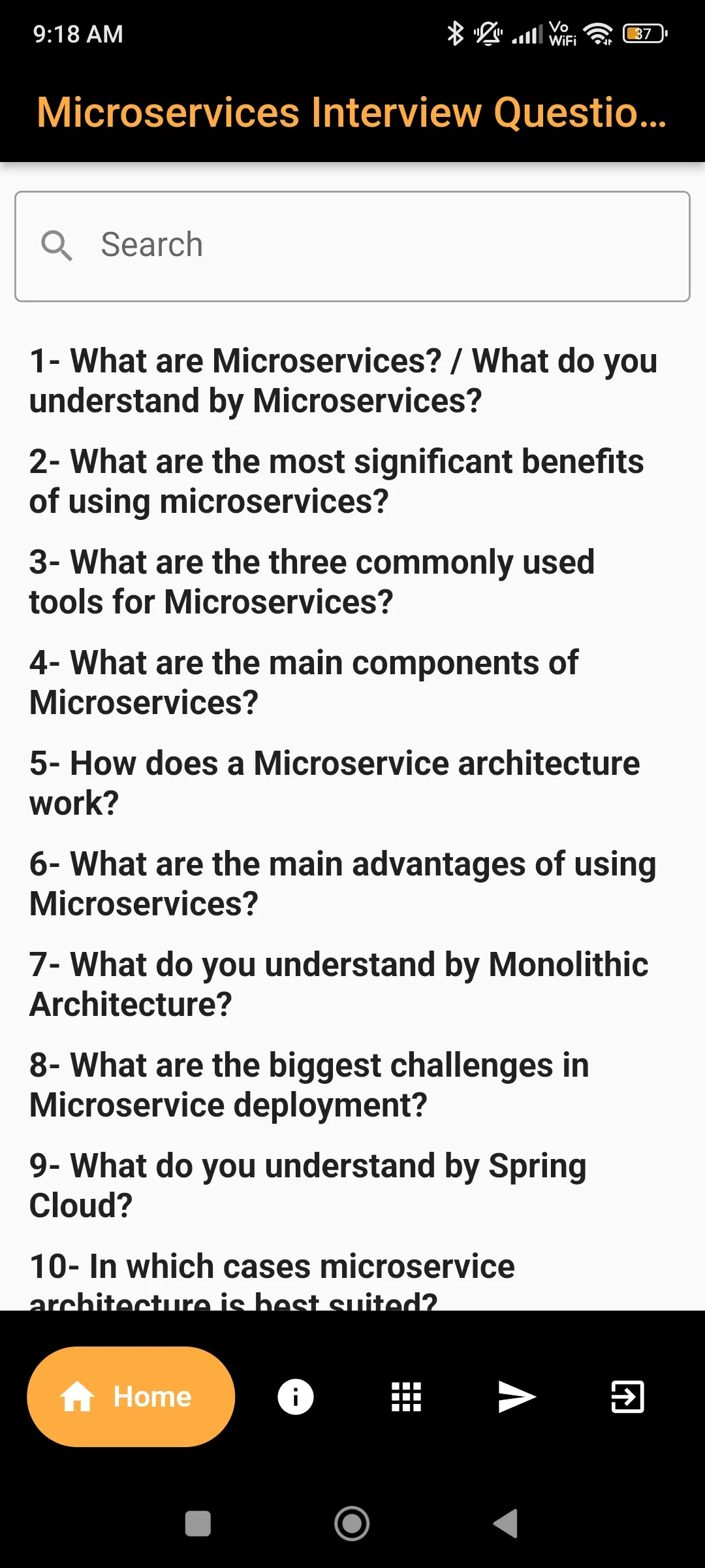 Microservice InterviewQuestion | Indus Appstore | Screenshot