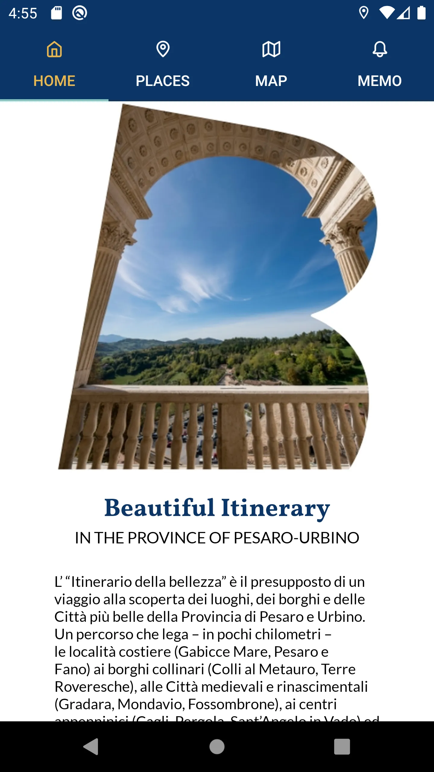 Itinerario della Bellezza | Indus Appstore | Screenshot