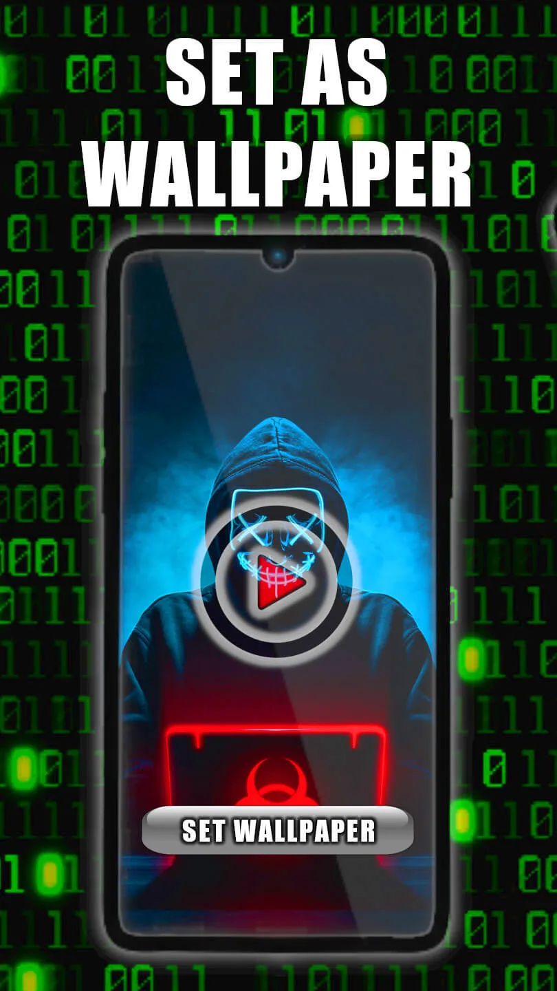 Hacker Live Wallpaper | Indus Appstore | Screenshot