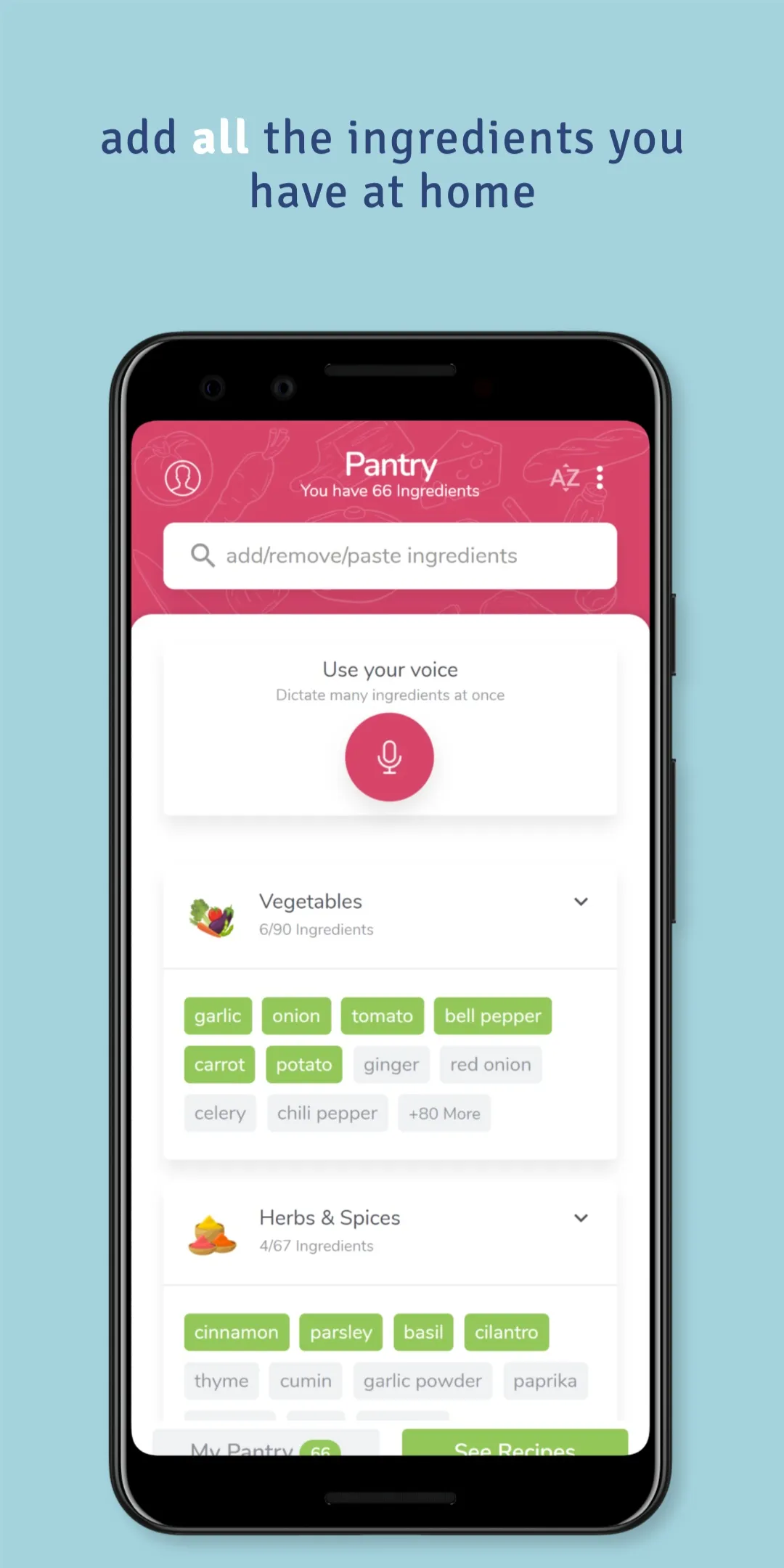 SuperCook - Recipe Generator | Indus Appstore | Screenshot