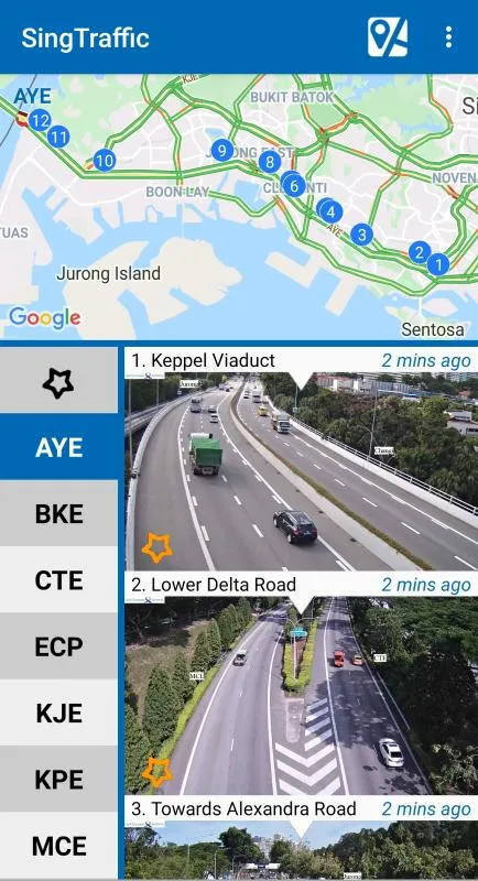 SingTraffic: SG Traffic Cam | Indus Appstore | Screenshot