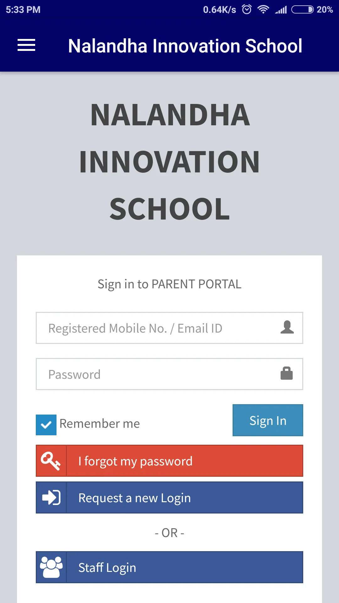 Nalandha Innovation School | Indus Appstore | Screenshot