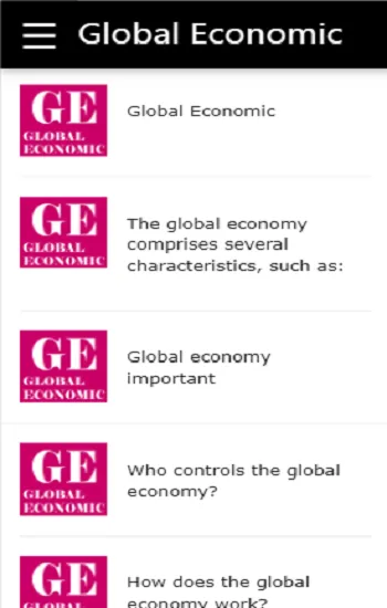 Global economics | Indus Appstore | Screenshot