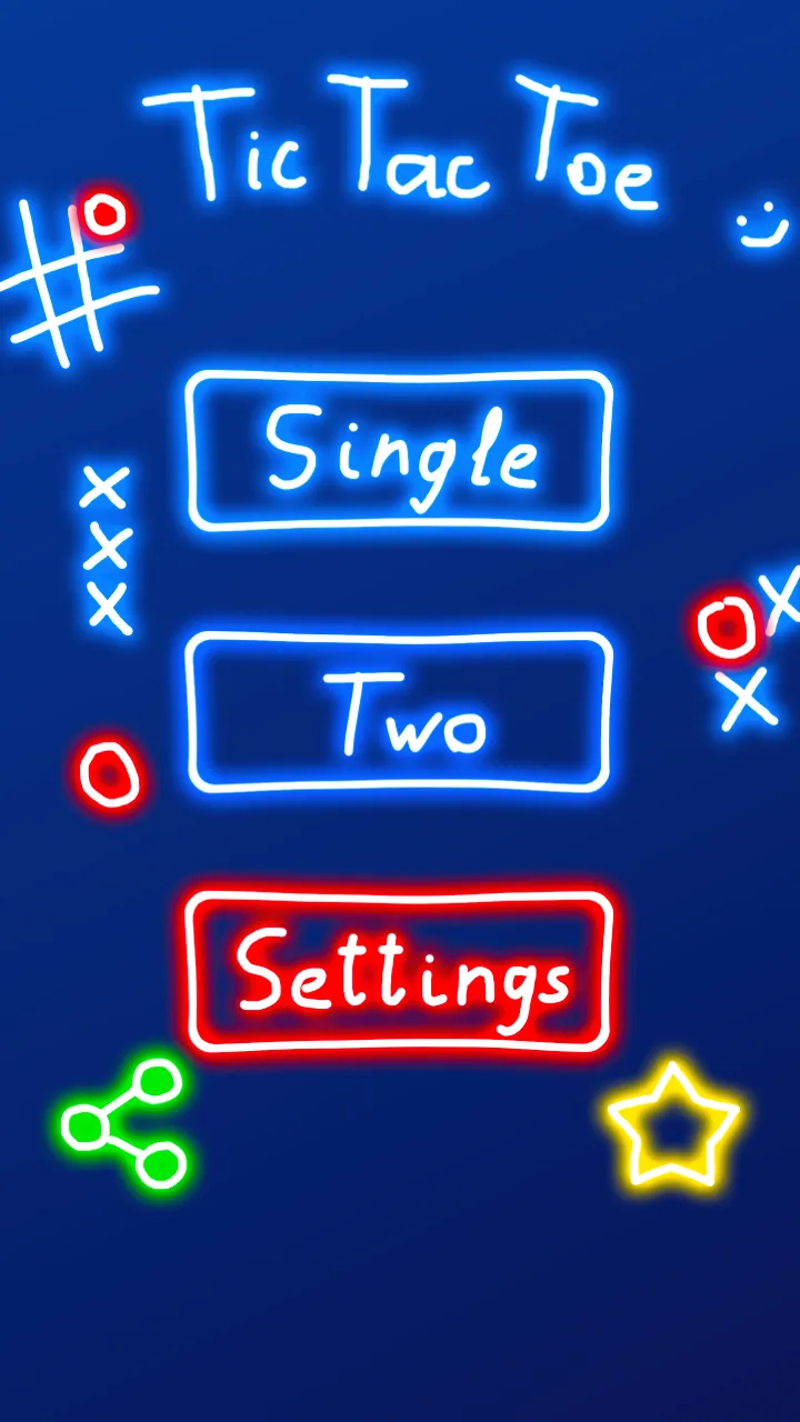 Tic Tac Toe Glow | Indus Appstore | Screenshot