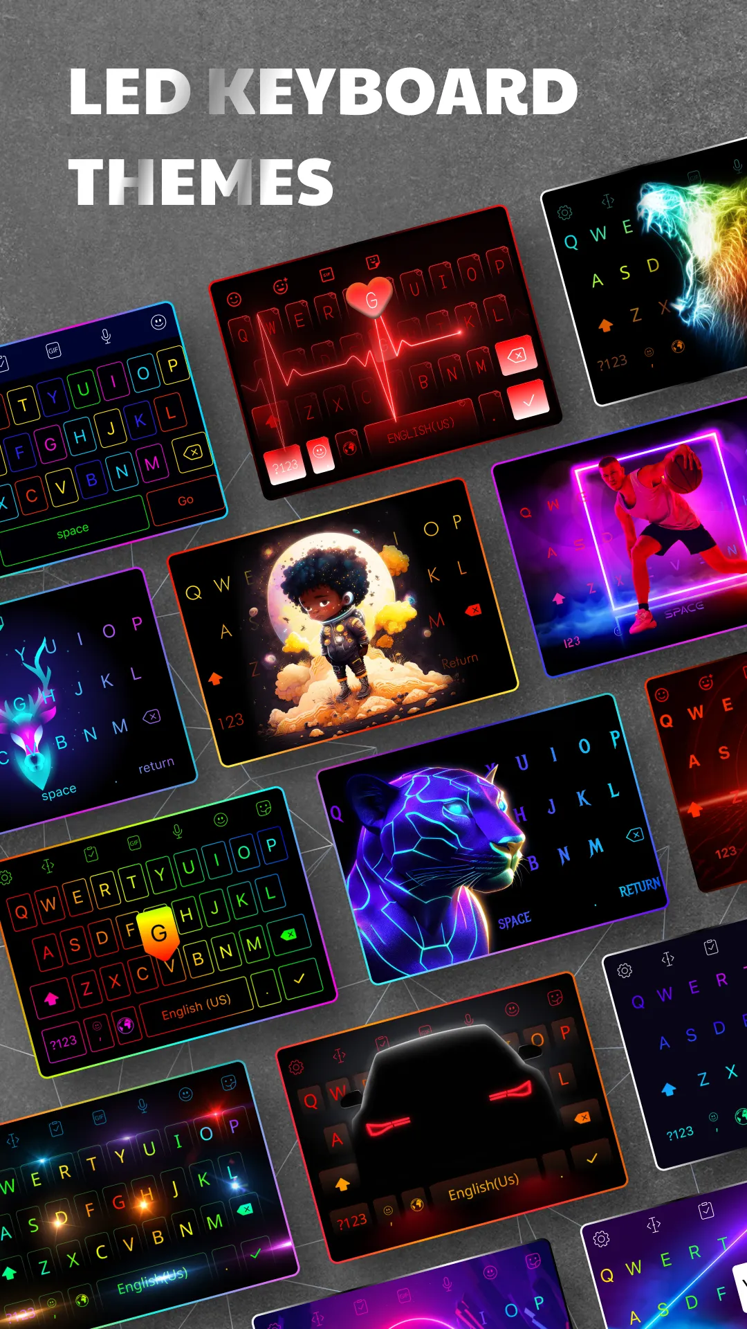 LED Keyboard: Colorful Backlit | Indus Appstore | Screenshot