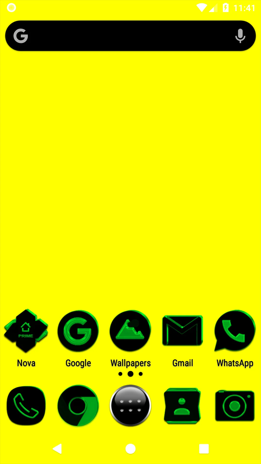 Black and Green Icon Pack | Indus Appstore | Screenshot