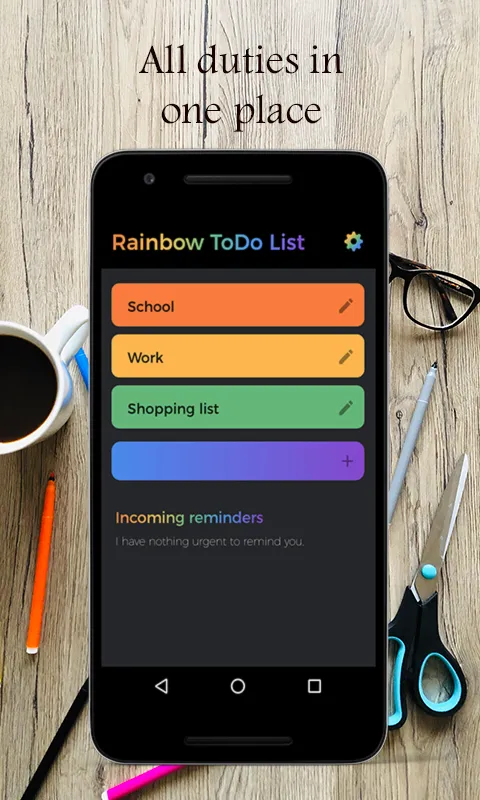 Rainbow TO-DO List & Tasks | Indus Appstore | Screenshot