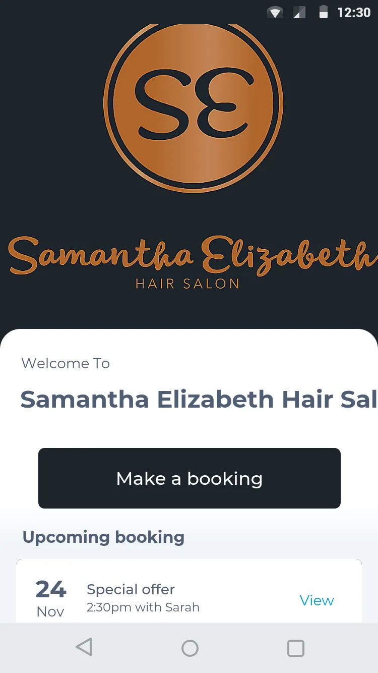 Samantha Elizabeth Hair Salon | Indus Appstore | Screenshot