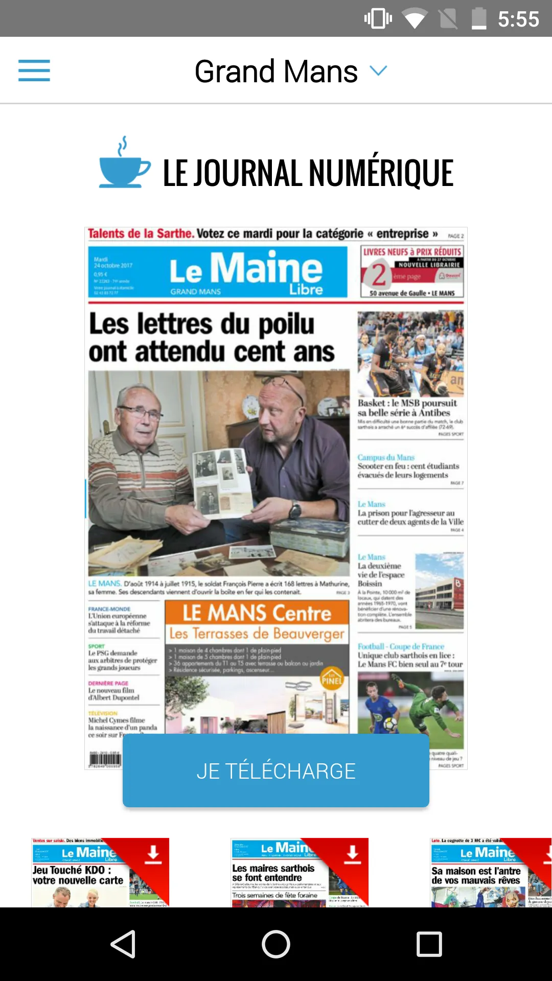 Le Maine Libre - Le Journal | Indus Appstore | Screenshot