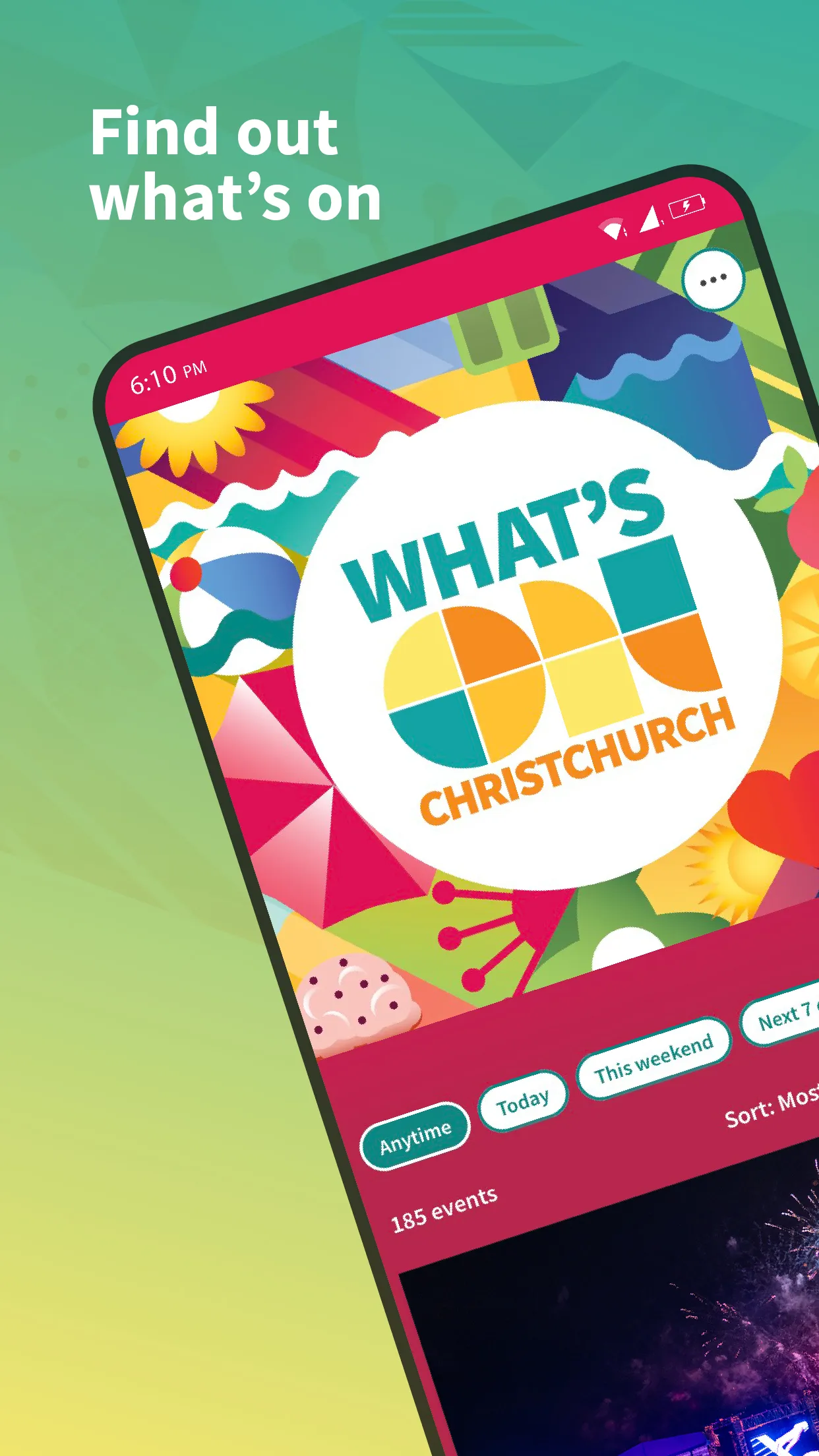 What's On Christchurch | Indus Appstore | Screenshot