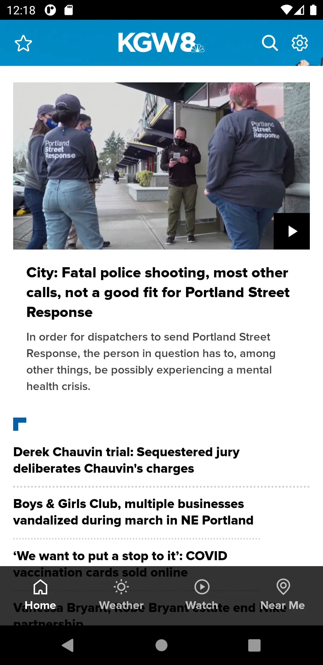 Portland, Oregon News from KGW | Indus Appstore | Screenshot