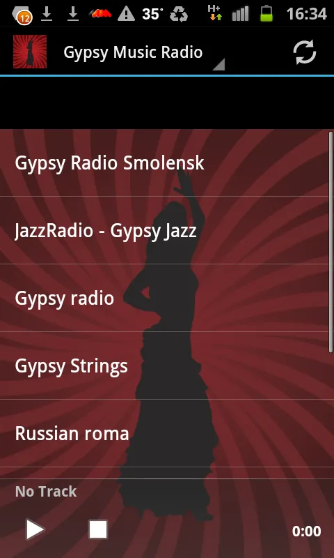 Gypsy Music Radio | Indus Appstore | Screenshot