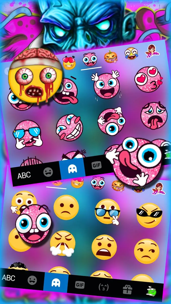 Zombie Graffiti Keyboard Theme | Indus Appstore | Screenshot