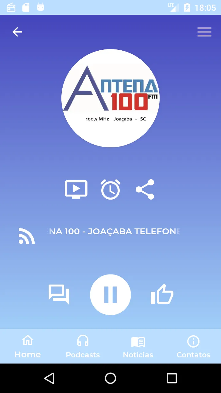 Rádio Antena 100 | Indus Appstore | Screenshot