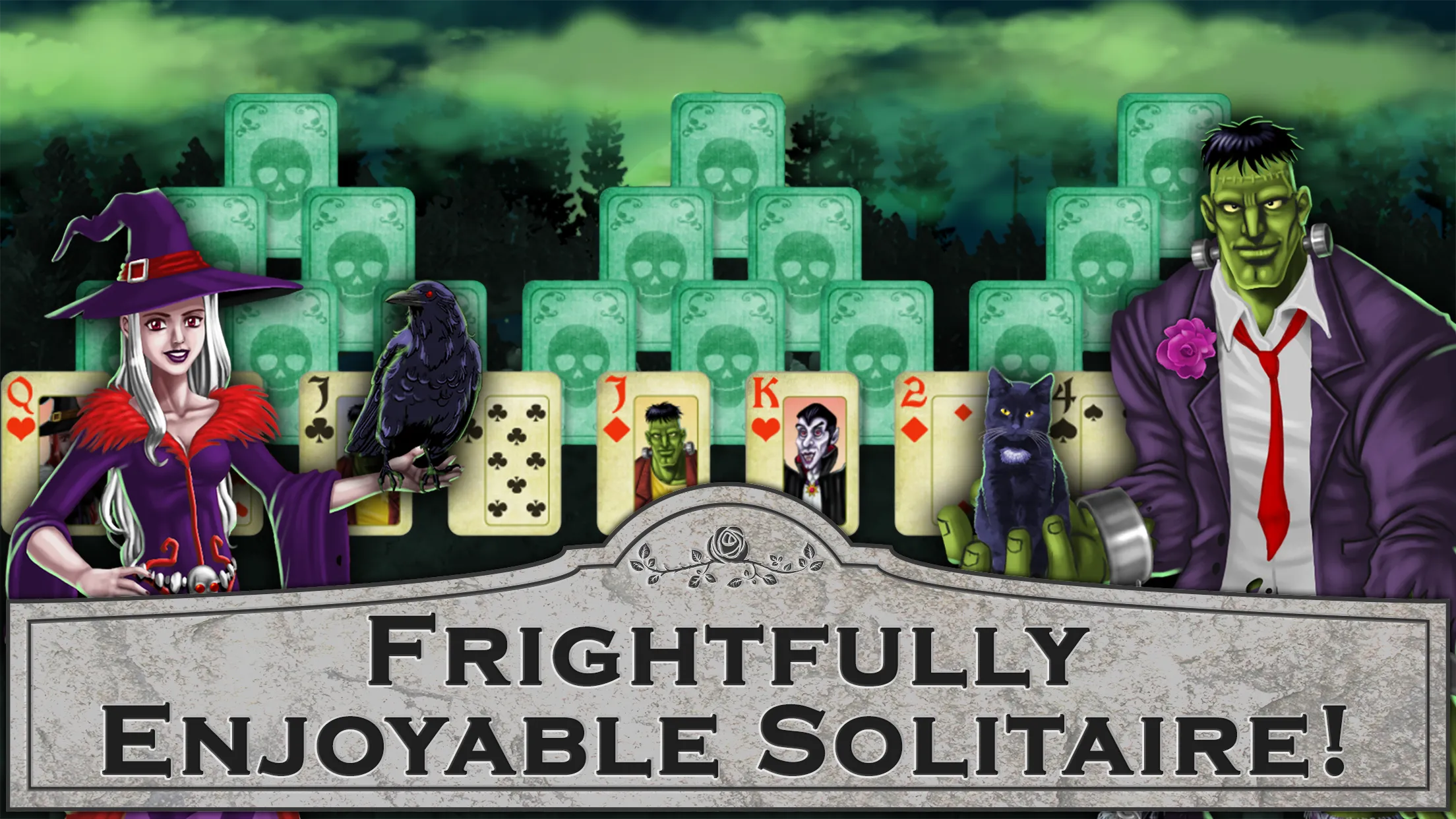 Halloween Tri-peaks Solitaire | Indus Appstore | Screenshot