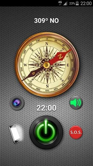 Flashlight Compass SOS | Indus Appstore | Screenshot