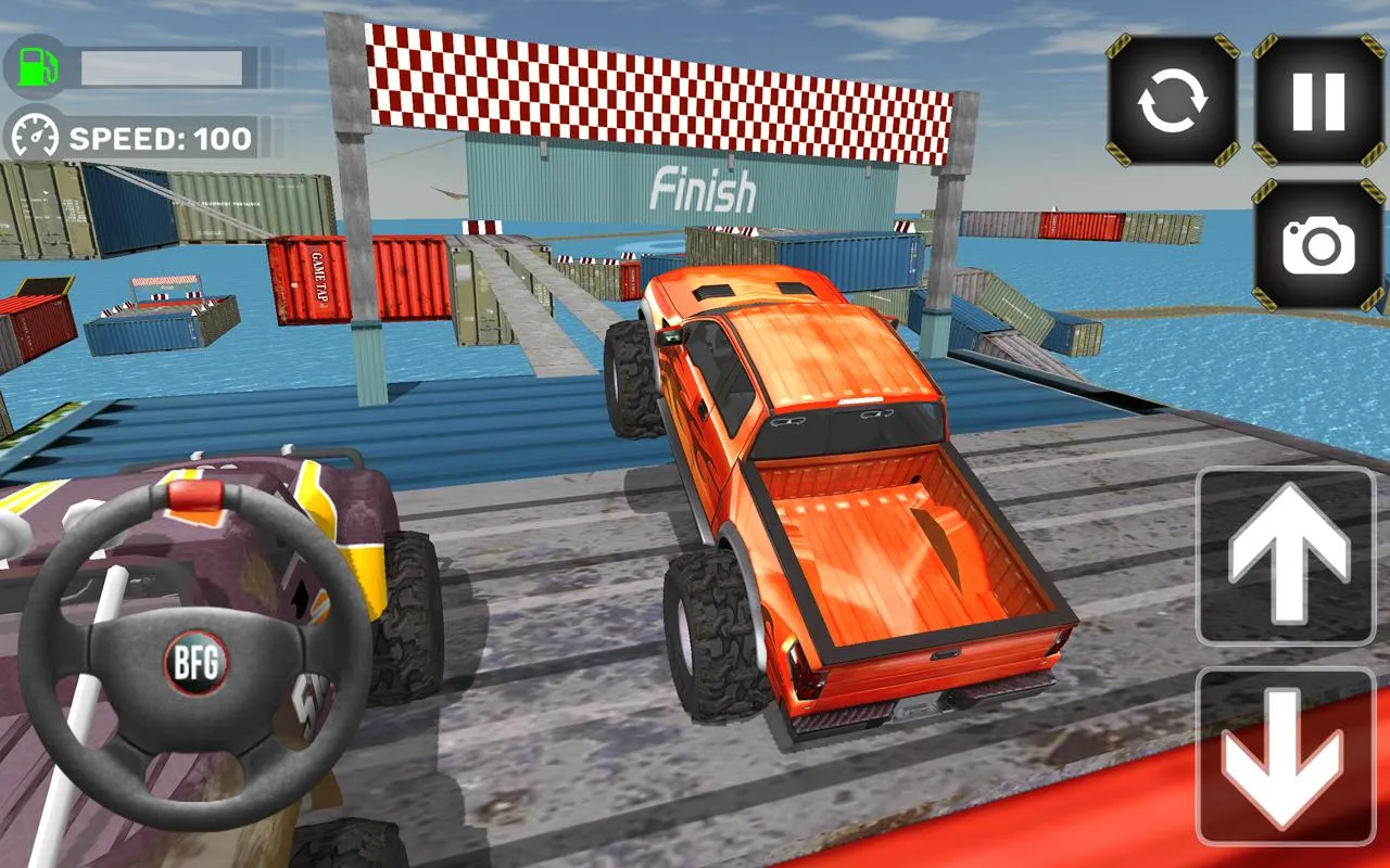 Monster Truck Driving Sim 3D | Indus Appstore | Screenshot