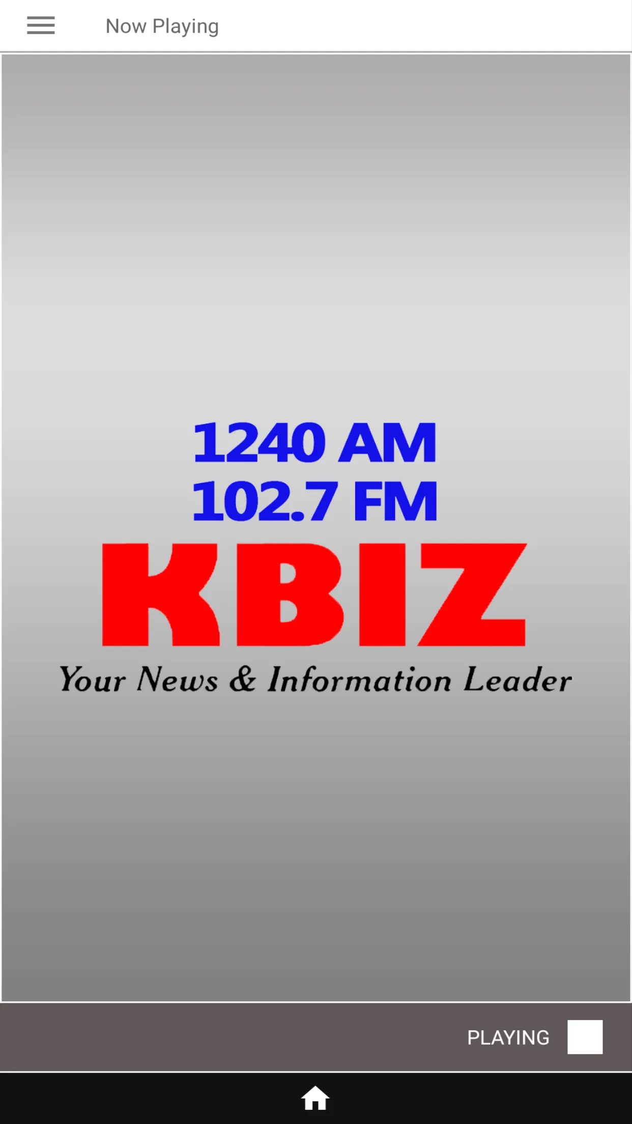 KBIZ AM FM RADIO | Indus Appstore | Screenshot