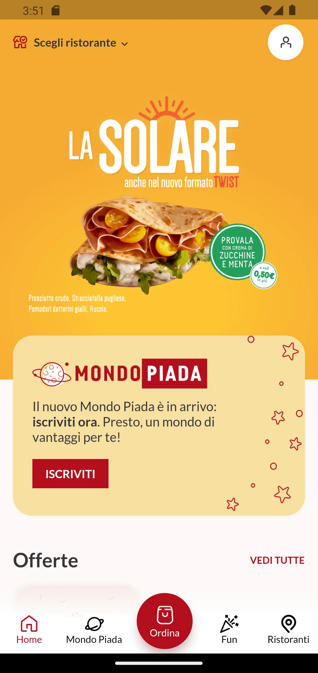 LA Piadineria | Indus Appstore | Screenshot