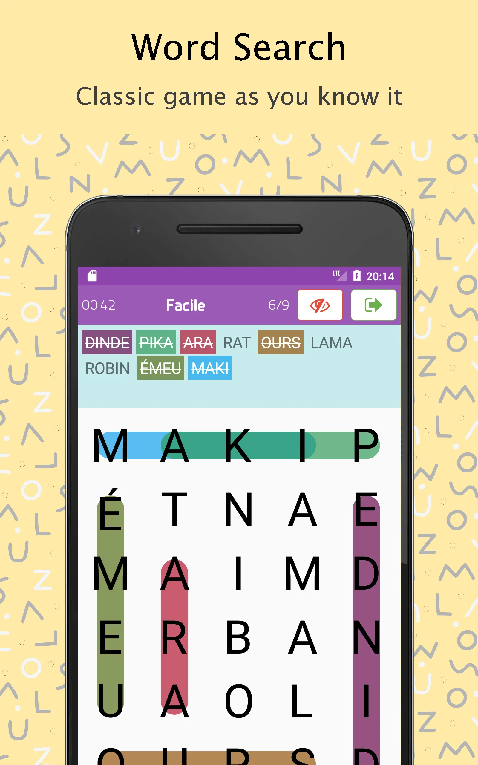 Word Search French Dictionary | Indus Appstore | Screenshot