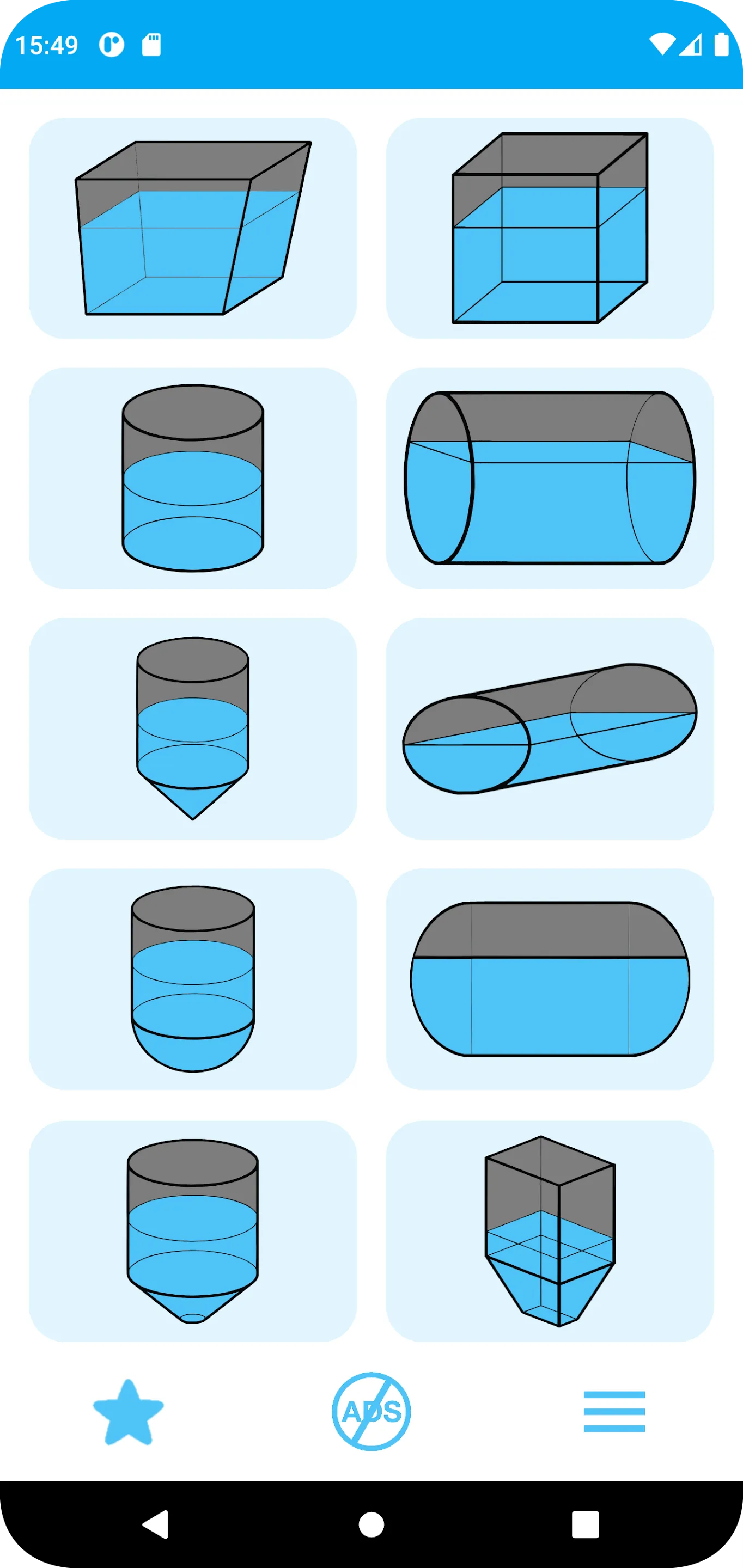 Tank Volume Calculator | Indus Appstore | Screenshot