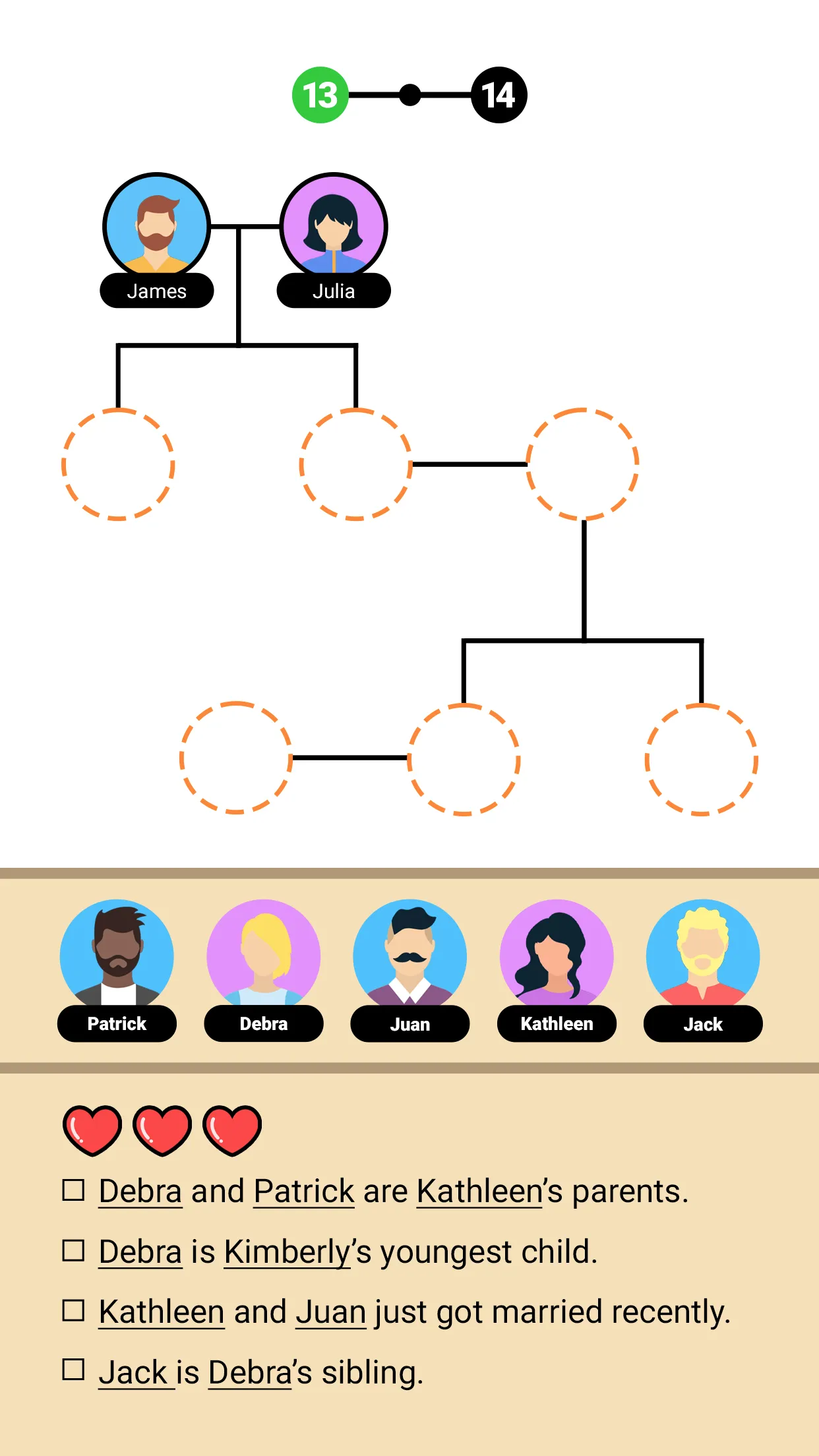 Family Tree! - Logic Puzzles | Indus Appstore | Screenshot