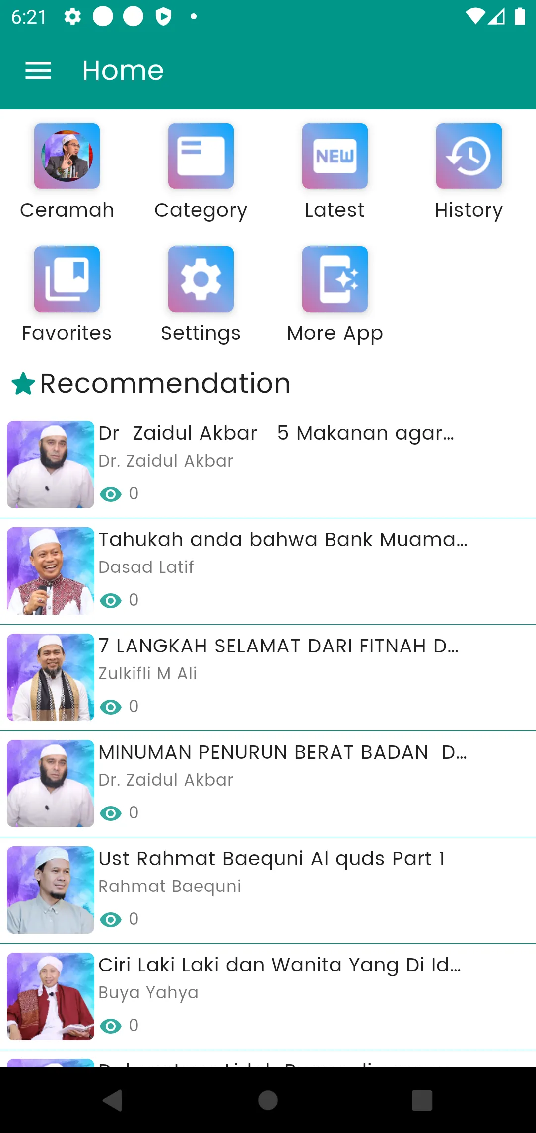 Ceramah Offline Adi Hidayat | Indus Appstore | Screenshot