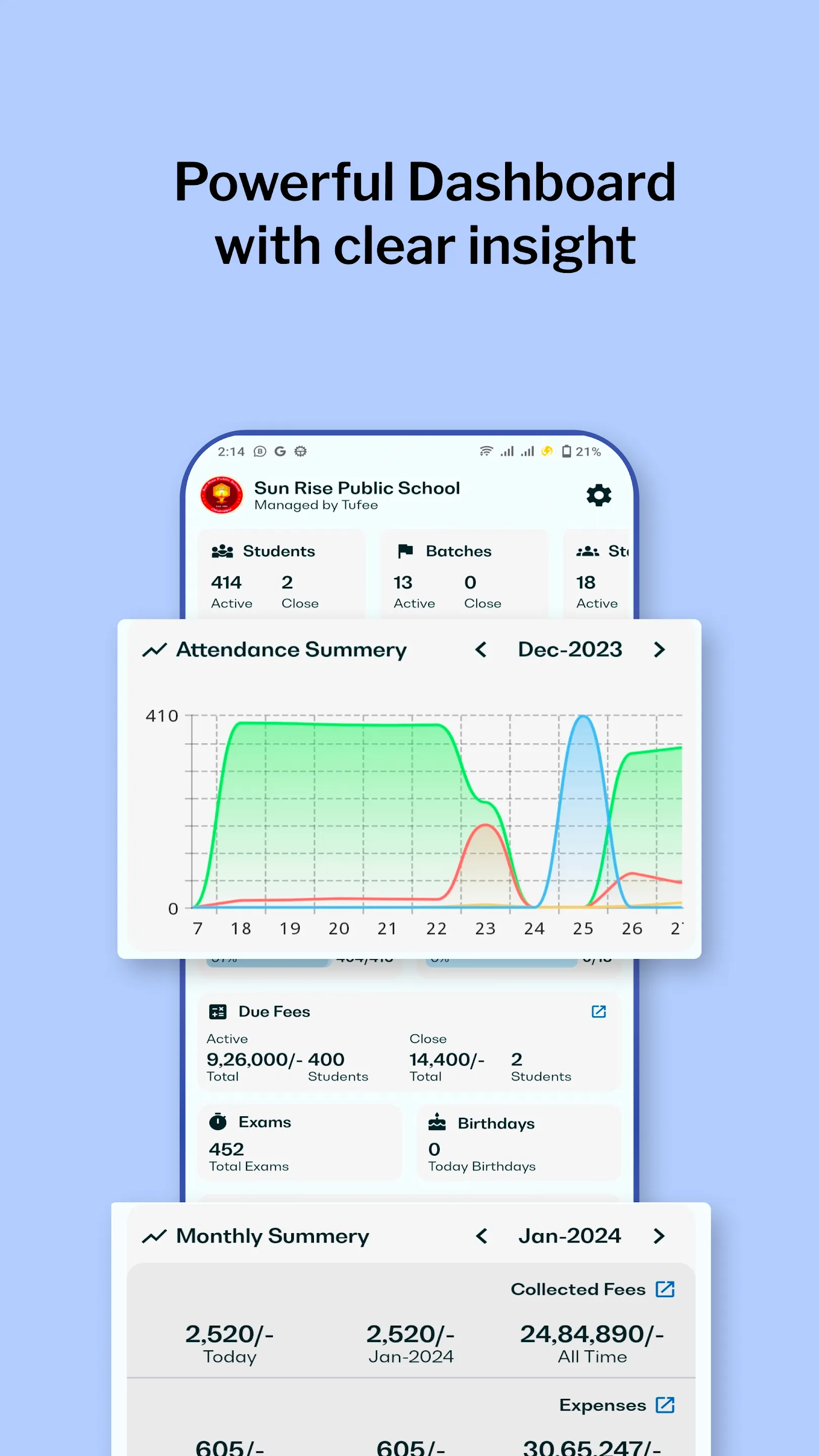 School Institute Manager App | Indus Appstore | Screenshot