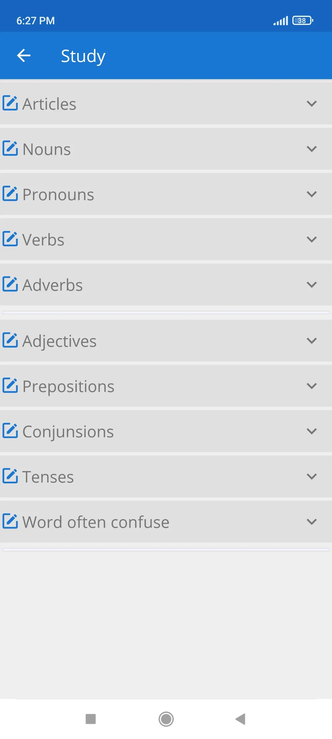 MCQ English Grammar Objective | Indus Appstore | Screenshot