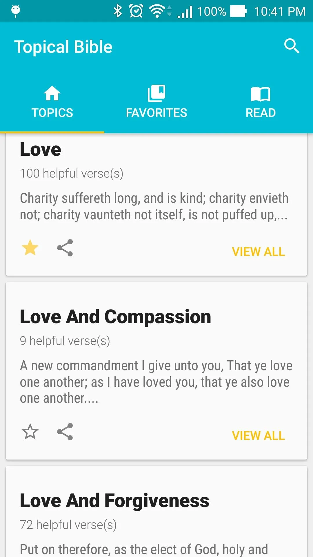 Topical Bible | Indus Appstore | Screenshot