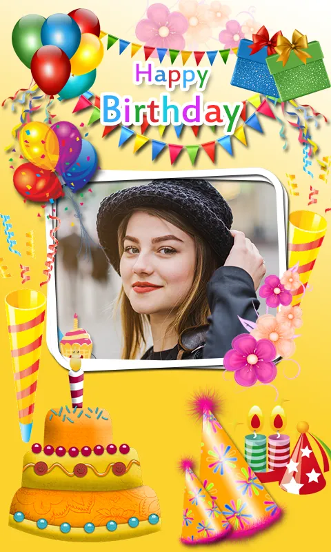 Birthday Photo Frames | Indus Appstore | Screenshot